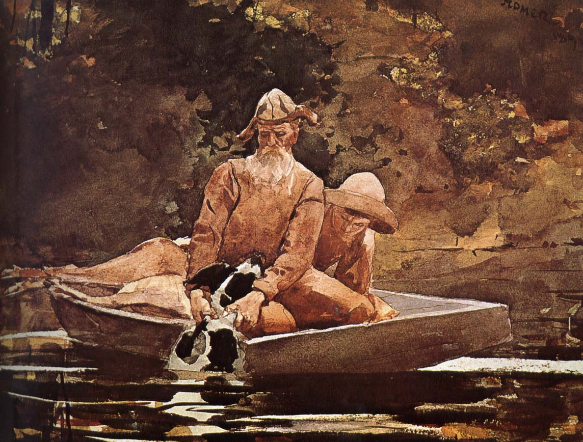 Winslow Homer After hunting